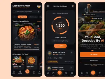 AI Nutrition & Meal Tracking App UI |Smart Food Scanner Mobile preview picture