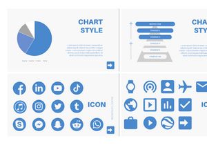 Blu Presentation template