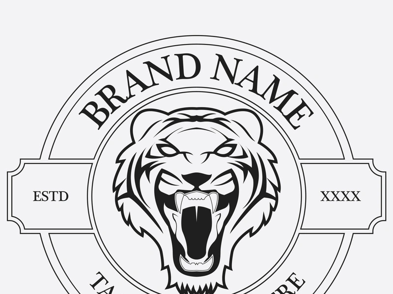 Tiger logo vintage