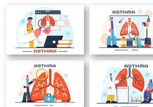 9 Asthma Disease Illustration