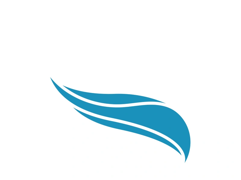 Wave beach vector illustration design logo