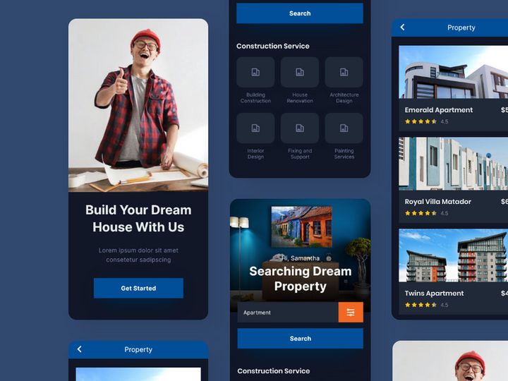 Pabellon - Build Property App Dark Mode