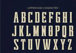 Varsity Holiday - Condensed Slab Serif