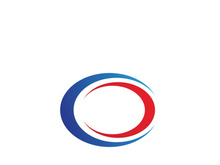 C circle Letter Logo Template vector icon design