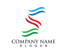 Business corporate S letter logo design vector