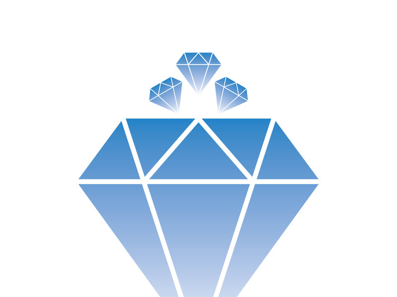Diamond logo template vector icon illustration design