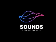Sound Wave Logo, Equalizer Design, Music Wave Vibration
