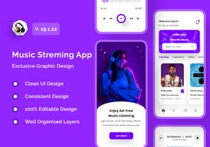 Music Streaming App Design