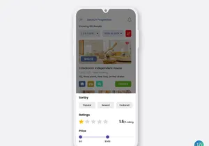 Multi Service Mobile App Sortby UI Kit
