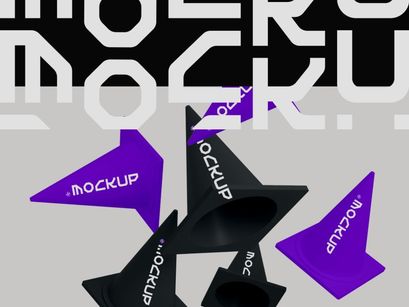 Traffic Cone Mockup
