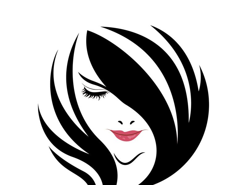 Women beauty, salon, spa, hair minimalist logo design inspiration