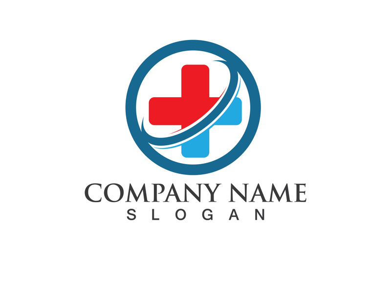 Cross Medical Logo template vector illustration