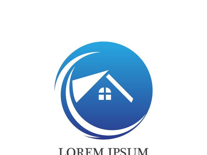 Real Estate home building , Property and Construction Logo design