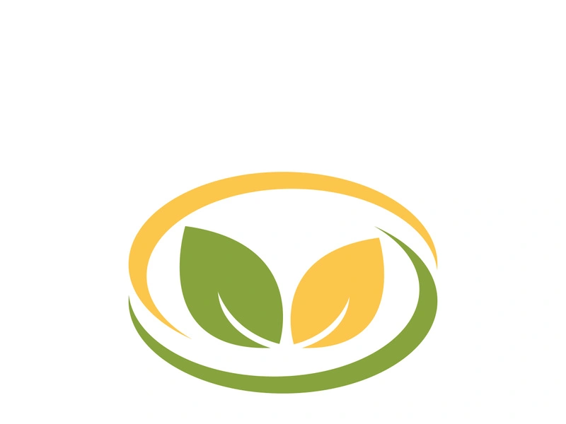 Logos of green Tree leaf ecology