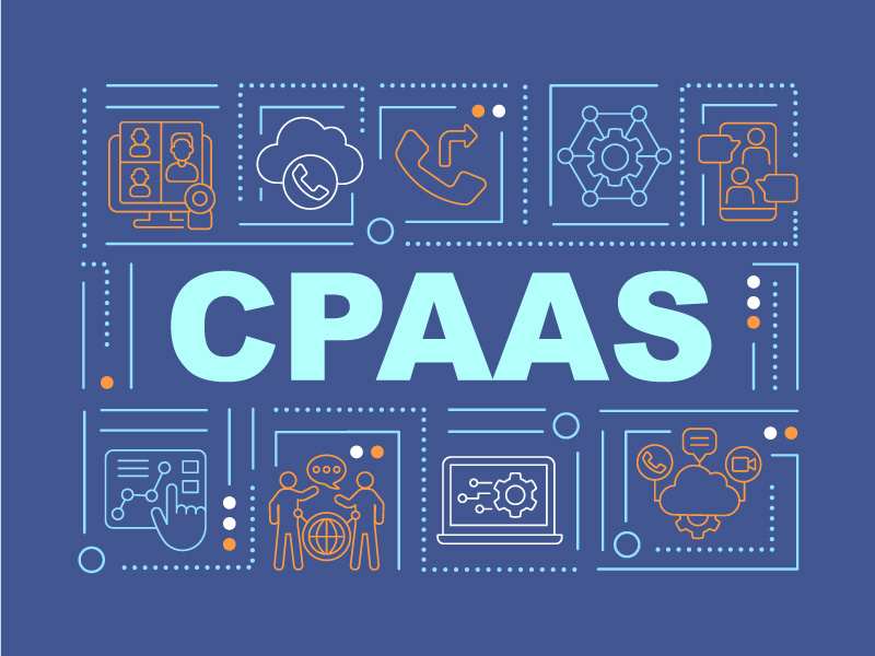 CPAAS word concepts blue banner