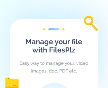 File Management Concept App Screens