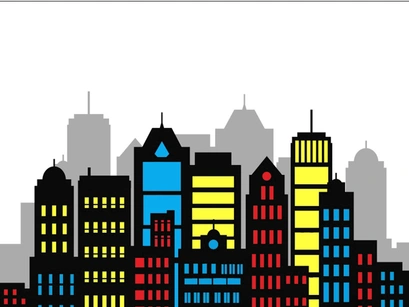 Building City silhouette PNG