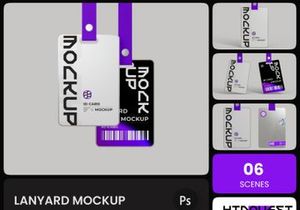 Lanyard Mockup