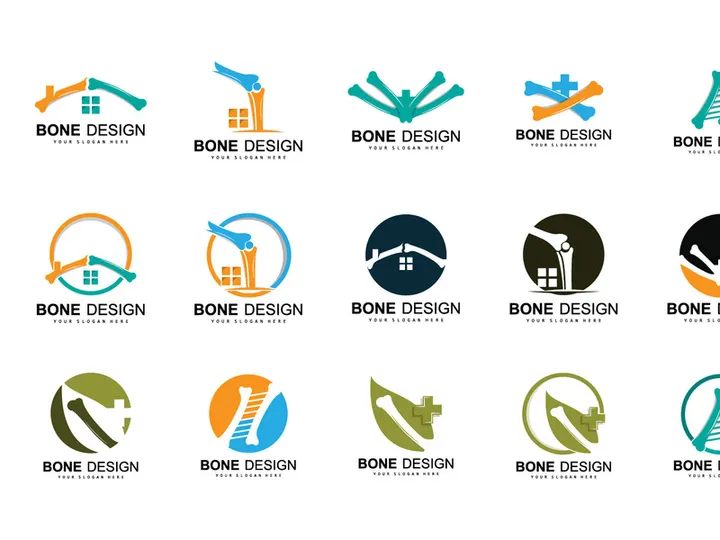 Bone Logo, Bone Care Vector, And Bone Medicine, Hospital, Health