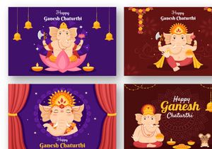 13 Happy Ganesh Chaturthi Illustration