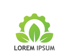 Gear logo with a creative idea.