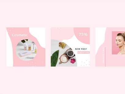 Free Cosmetic Social Media Template