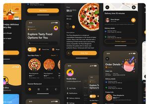 Sparkle Foodies - Food UI Kits