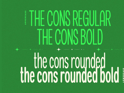 The Cons - Condensed Sans Serif Display Font