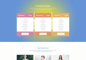 Yoga And Fitness  PSD Template