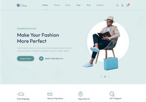 Fashion Online Shop Landing Page