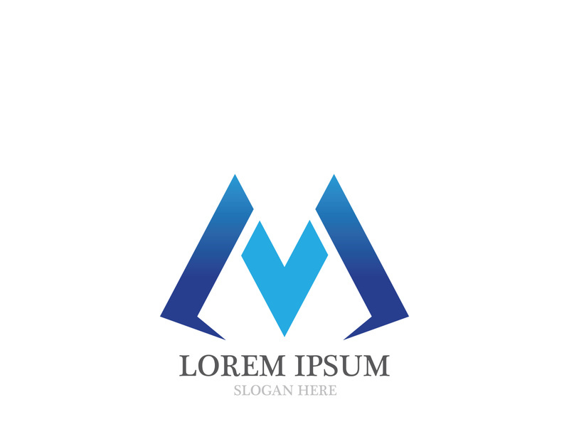M Logo Template vector illustration design