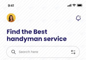 On demand Handyman Services App Design