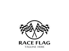 Race flag logo