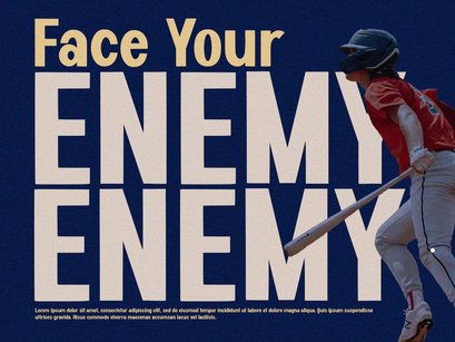 Flatline - Display Sans