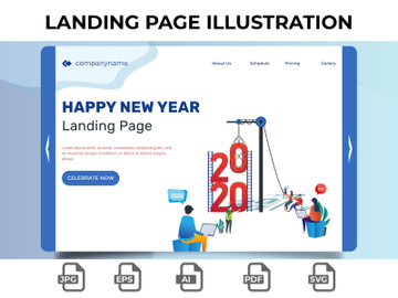 Landing Page Illustration 24 preview picture