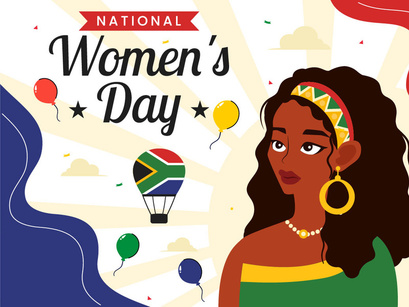 10 Women's Day in South Africa Illustration