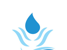 Water drop logo icon illustration template design