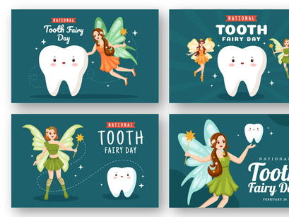 16 National Tooth Fairy Day Illustration