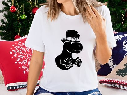 Dinosaur Gamer Leprechaun