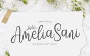 Amelia Sani - Handwritten Font