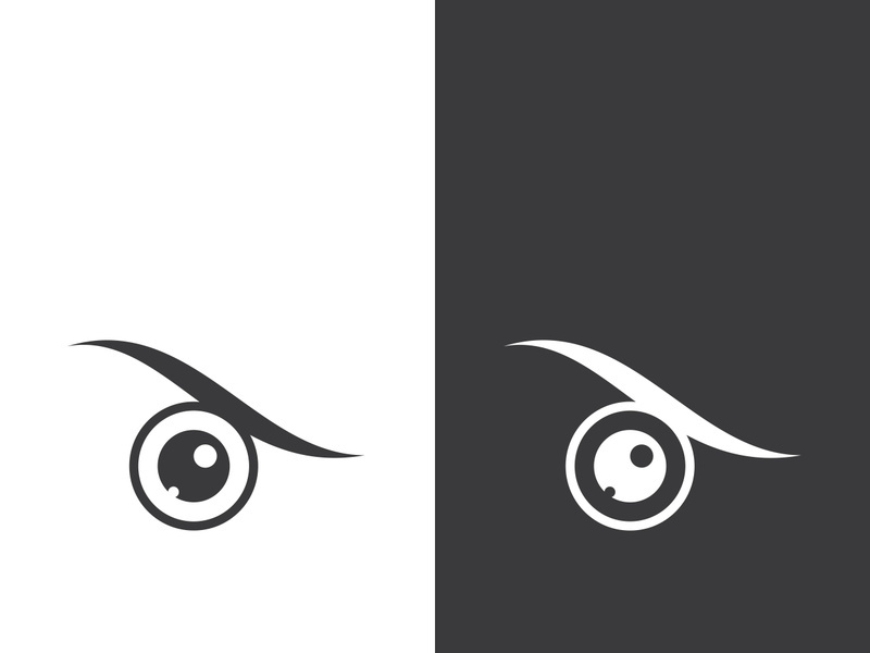 Eye logo icon design template illustration