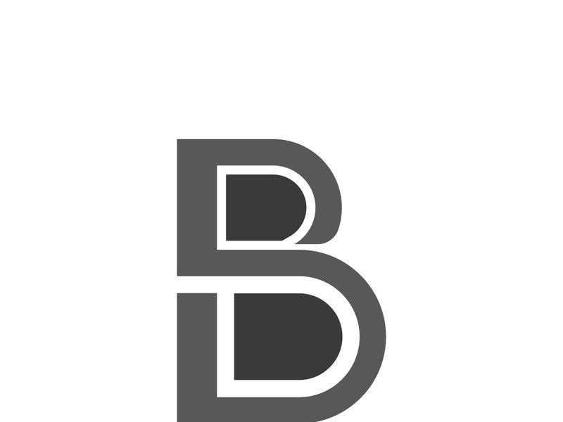 B letter logo template vector illustration