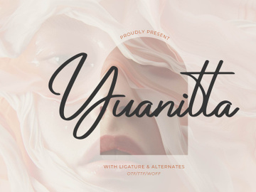 Yuanitta | Handwritten Font preview picture