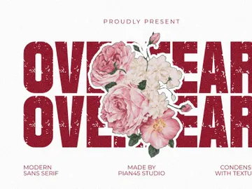 Over Fear - Condensed Display Font preview picture