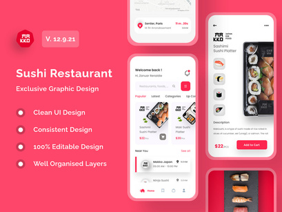 Sushi Restaurant - eCommerce App
