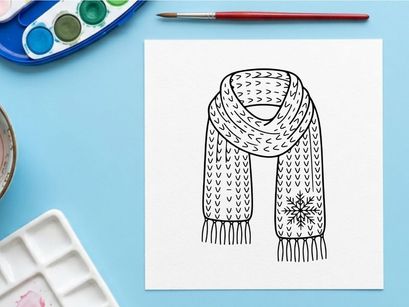 Bright indoor winter celebration scene