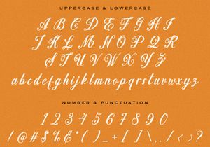 Madena Parlling - Bold Script Font