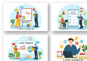 12 Life Coach Illustration