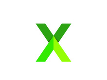 X Letter Logo Template vector icon