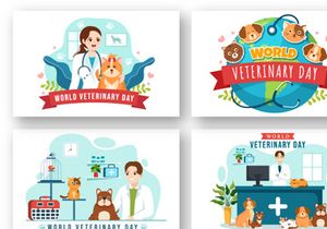 16 World Veterinary Day Illustration